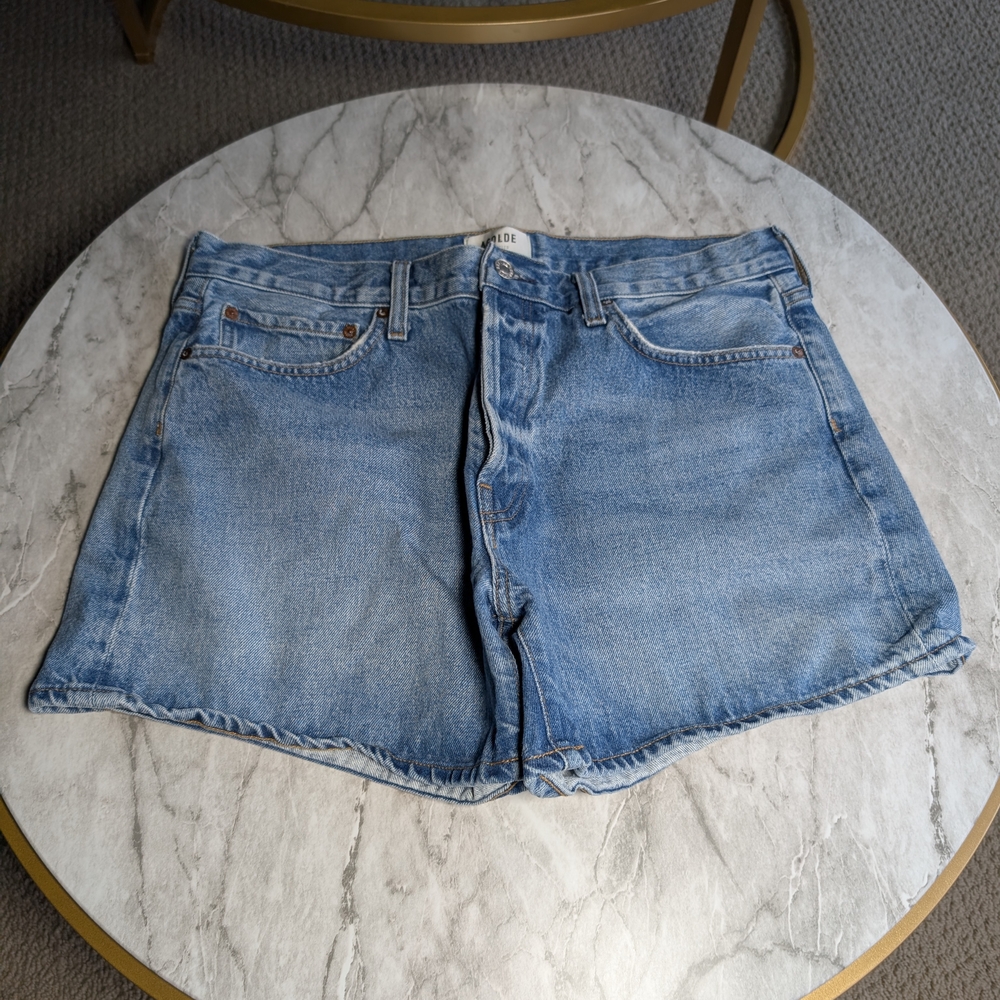 AGOLDE Denim Women's Parker Long Shorts